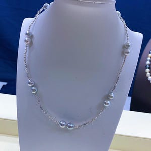Akoya Keshi Necklace - Etsy