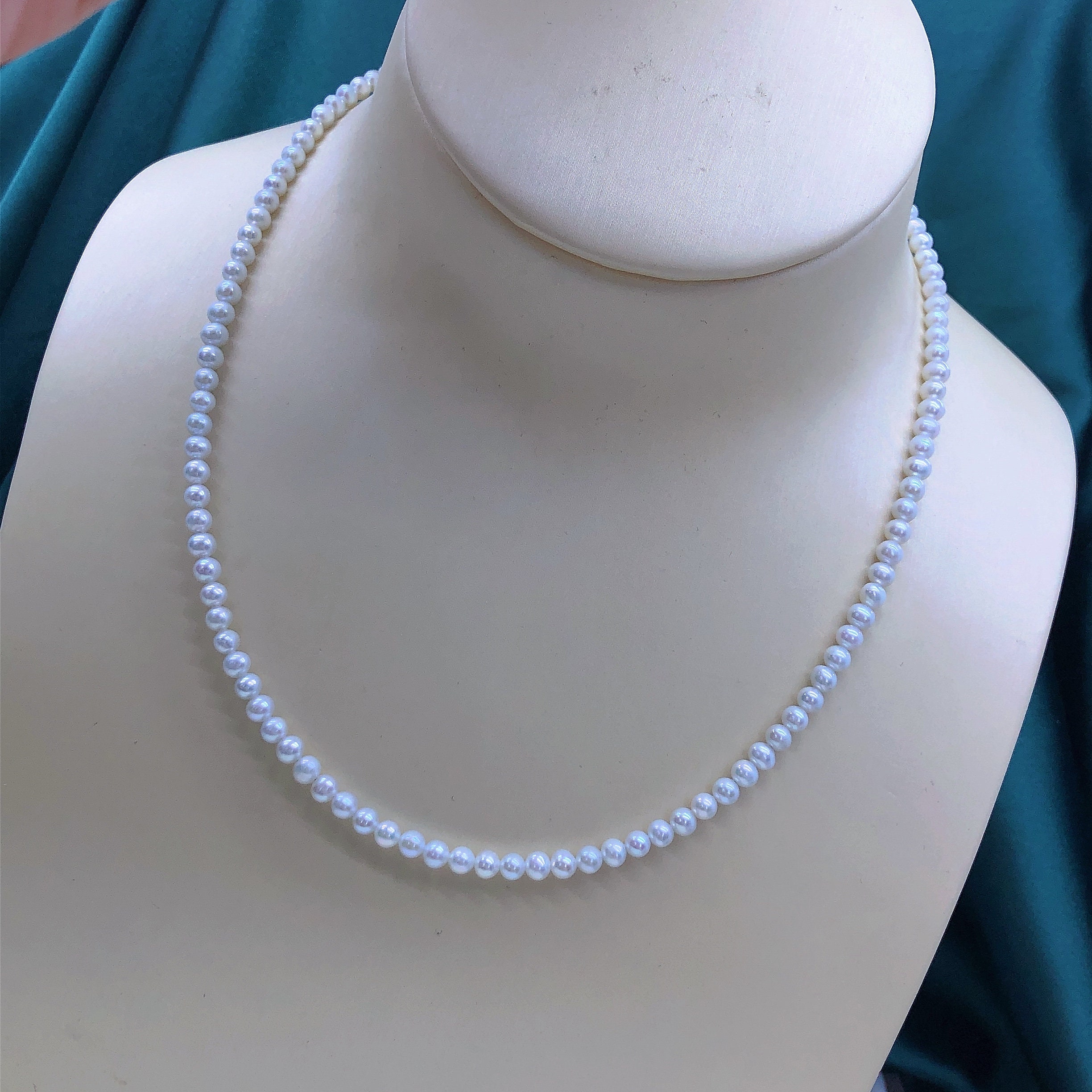 [LLOYD] 韓国☆Natural freshwater pearl 3mm Necklace LLOYD] 韓国☆Natural freshwater pearl 3mm Necklace