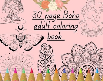 Download Adult Coloring Book Etsy