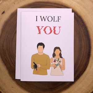 Je te loupe, tu es une série télévisée Netflix, anniversaire d'anniversaire, carte drôle de Saint-Valentin, pour petite amie ou petit ami, Netflix et détente