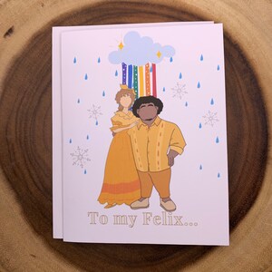 Carte Encanto, Félix et Pepa, Carte de Saint-Valentin, Carte d'anniversaire, Carte pour couple, Félix à mon Pepa, Carte de Noël et cadeau