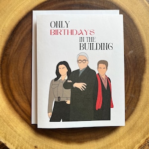 Carte d'anniversaire Only Murders in the Building, pour elle, amoureux du meurtre et du mystère, idée cadeau d'anniversaire pour petite amie, meilleure amie, carte amusante, cadeau bâillon