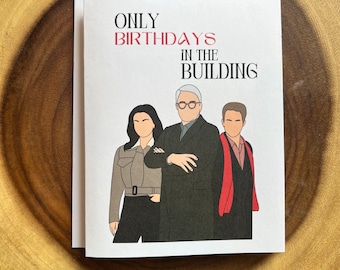 Only Murders in the Building Birthday Card, for her, Murder Mystery Lover, Bday Gift Idea for Girlfriend, best friend, funny card, gag gift