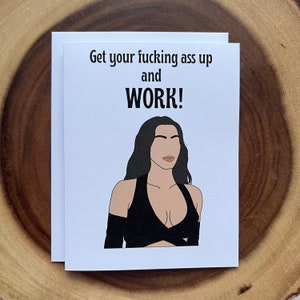 Carte d'anniversaire Kim Kardashian, idée cadeau pour elle, It Girl, carte d'anniversaire amusante pour fille, pour femme, pour meilleure amie
