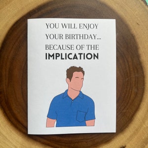 Carte d'anniversaire toujours ensoleillée à Philadelphie, en raison de l'implication de Dennis Reynolds, carte d'anniversaire drôle, pour lui, pour petit ami