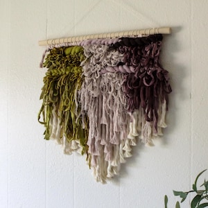 Woven Wall Hanging | Fiber Wall Art | Textured Woven Wall Art | Handwoven | Macrame Wall Hanging | Tapestry Weaving | Unique Gift for Her