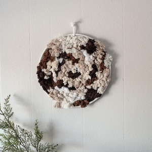 Circle Weaving | Woven Wall Hanging | Fiber Wall Art | Weaving Tapestry | Boho Wall Weave | Macrame Wall Hanging