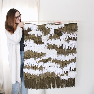 Large Tapestry Weaving | Woven Wall Hanging | Handwoven | Textured Fiber Art | Woven Wall Art | Hanging Weave | Boho Wall Weave