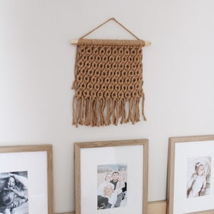 Macrame Wall Hanging | Boho Wall Weave | Woven Wall Hanging | Woven Wall Art | Fiber Wall Art | Small Woven Wall Hanging | Tapestry
