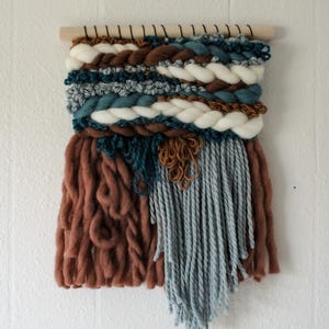 Woven Wall Hanging | Fiber Wall Art | Textured Woven Wall Art | Handwoven | Macrame Wall Hanging | Tapestry Weaving | Unique Gift