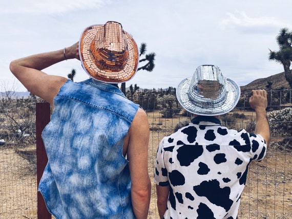 Deep Disco Cowboy Hat - Etsy Hong Kong
