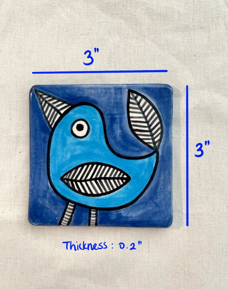 Handmade Ceramic Backsplash Tile Kitchen Wall Art Etsy