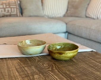 Set of 2 Ceramic Pasta Bowl , Ceramic Salad Bowl Pottery Lover Gift