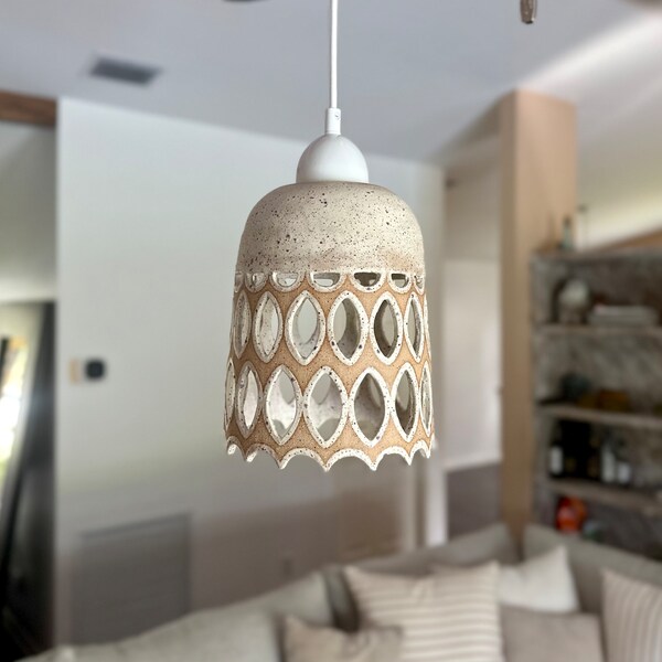 Ceramic Pendant Light Etsy