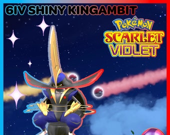 Pokemon Scarlet Violet Shiny Kingambit Max Stats 6IV + Master Ball // Fast  Trade Pokemon