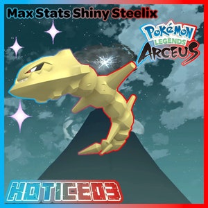 Shiny Onix/Steelix 6IV - Pokemon X/Y OR/AS S/M US/UM Let's Go Sword/Shield