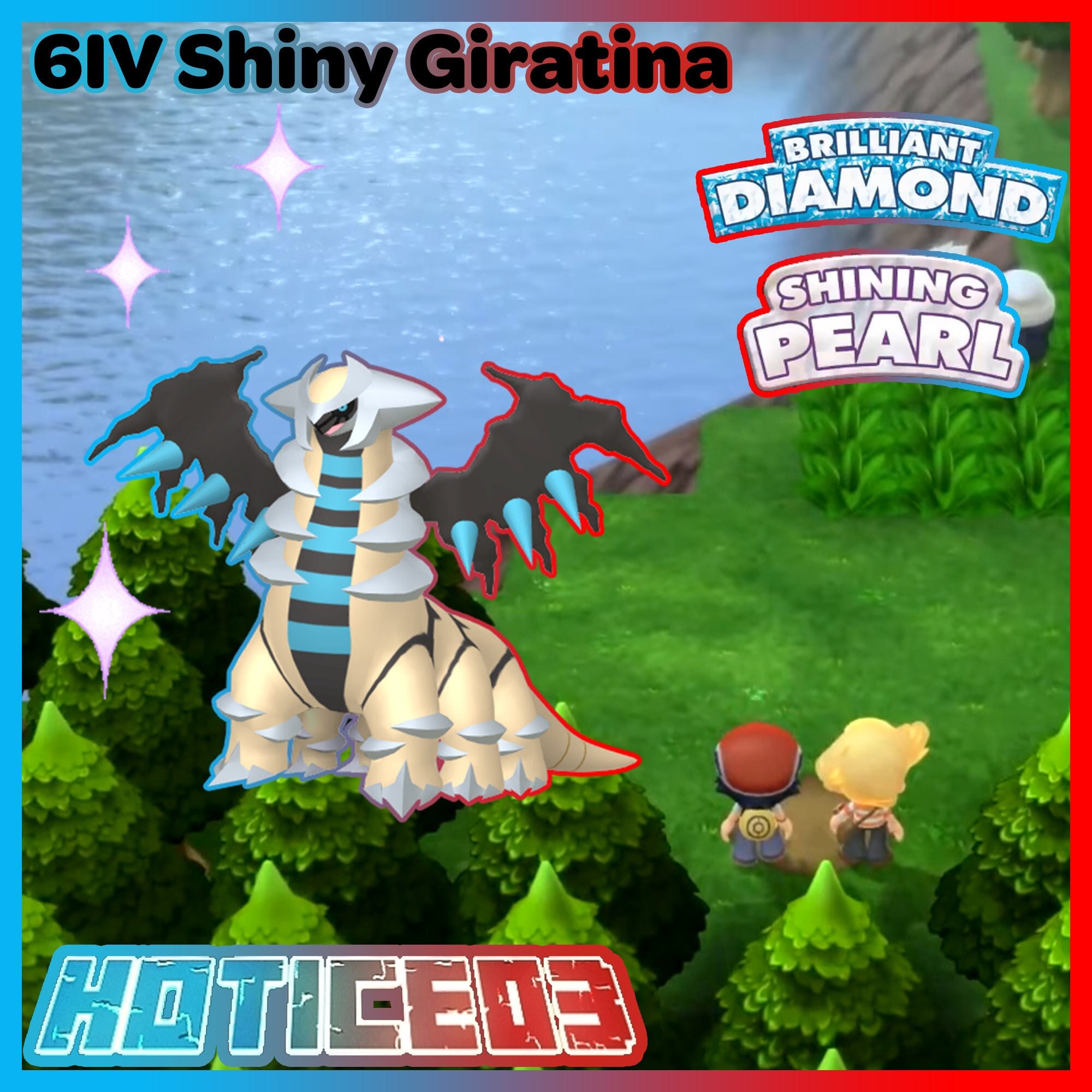 6IV Shiny Giratina Pokemon Brilliant Diamond Shining Pearl 