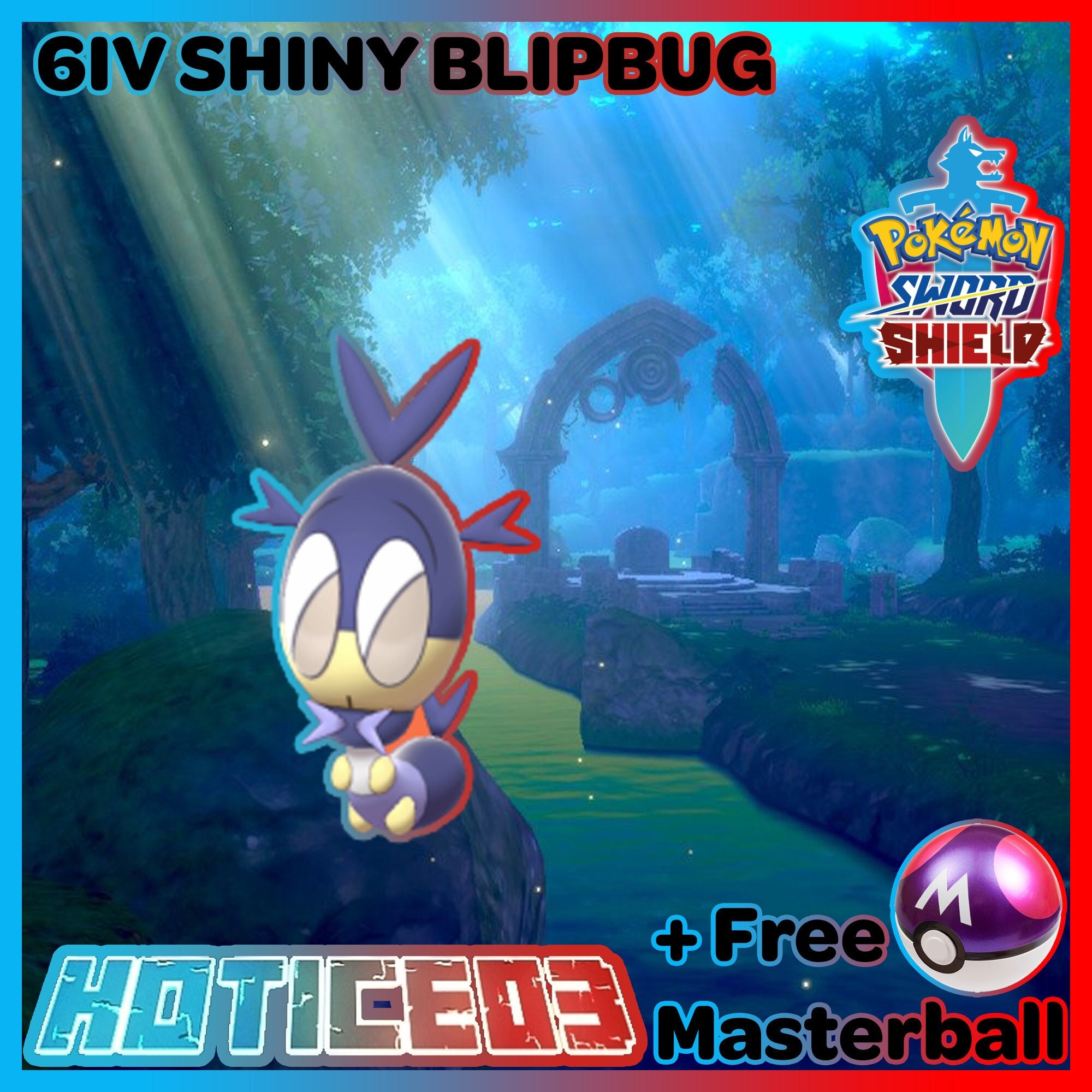 SHINY ZEKROM 6IV Legendary / Pokemon Sword and Shield / -  Sweden