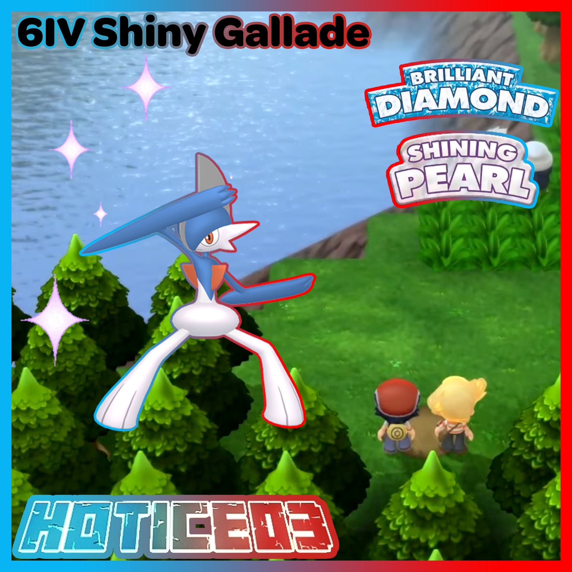 6IV Shiny Gardevoir Pokemon Brilliant Diamond Shining Pearl 