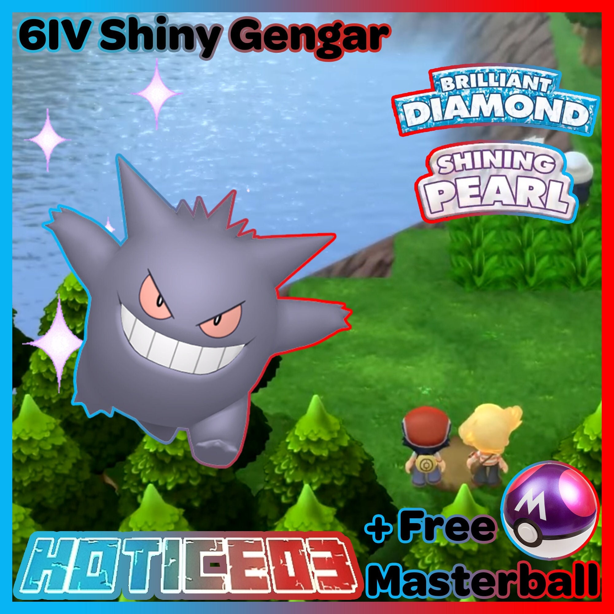 6IV Shiny Gengar Pokemon Scarlet and Violet