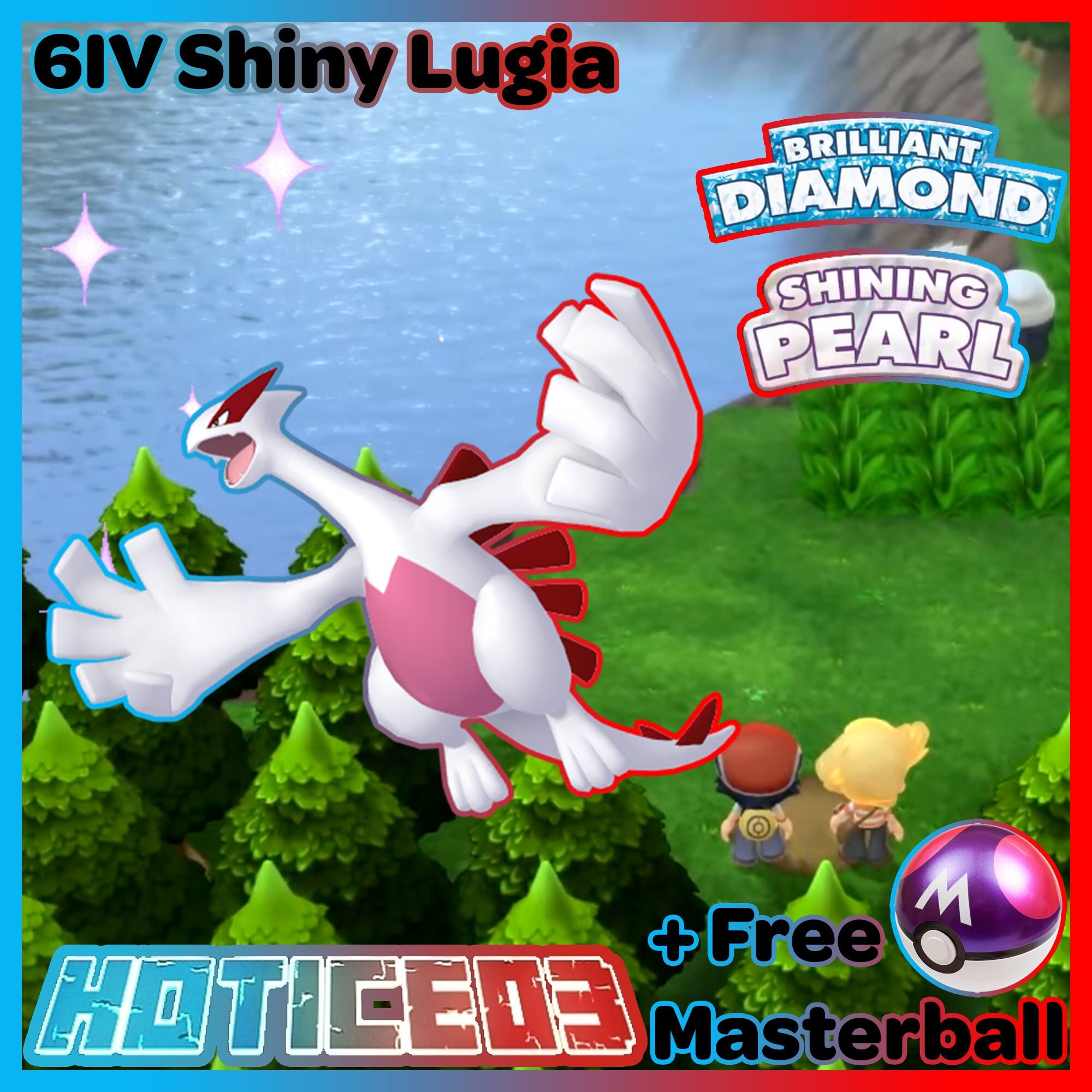 Shiny LUGIA 6IV / Pokemon Brilliant Diamond and Shining Pearl