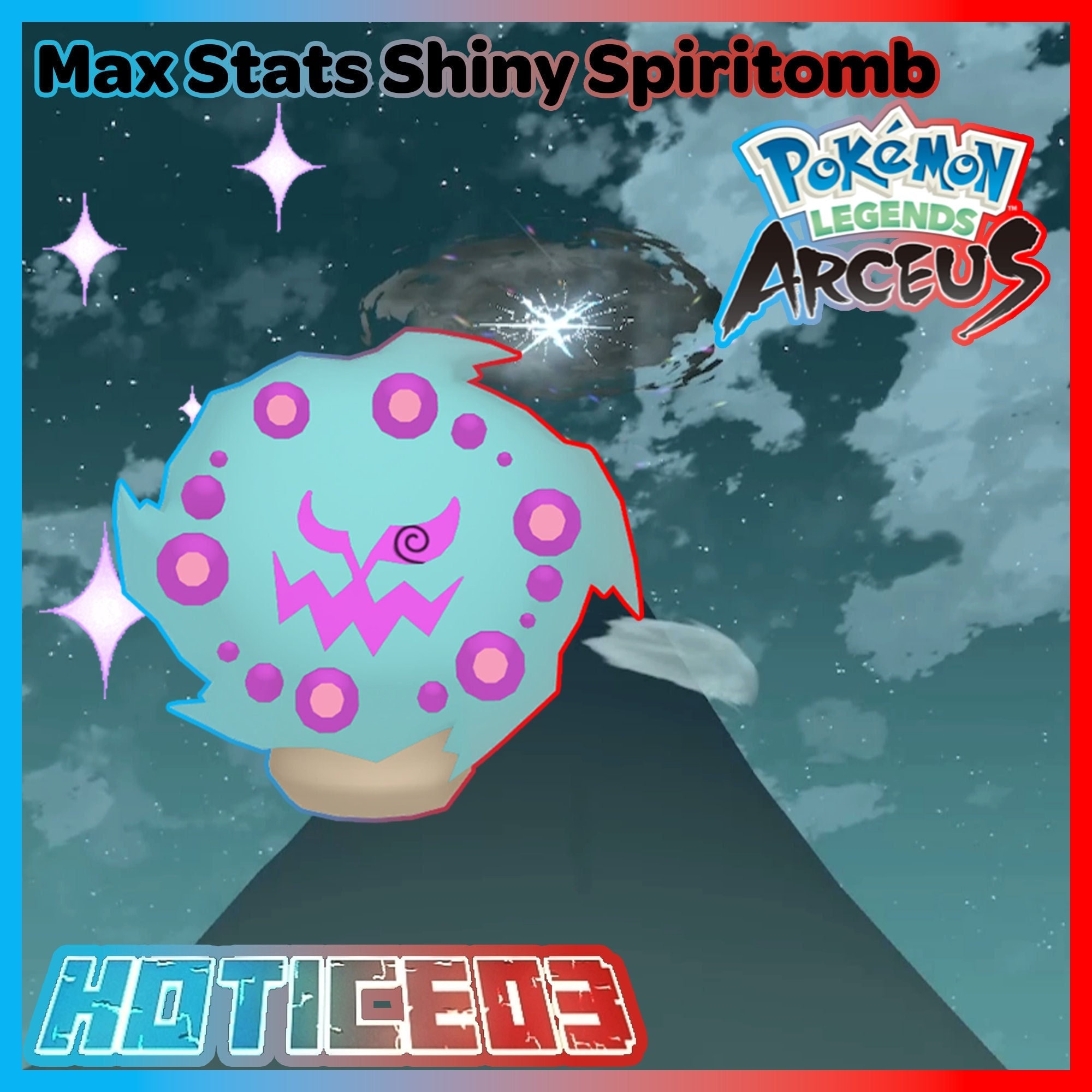 Shiny Spiritomb alpha best Stats // Pokemon (Instant Download) 