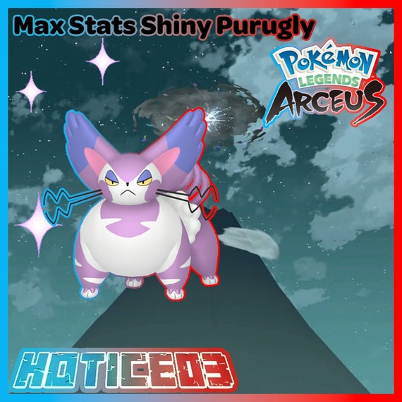 Pokemon Legends: Arceus Shiny Ursaluna Max Stats