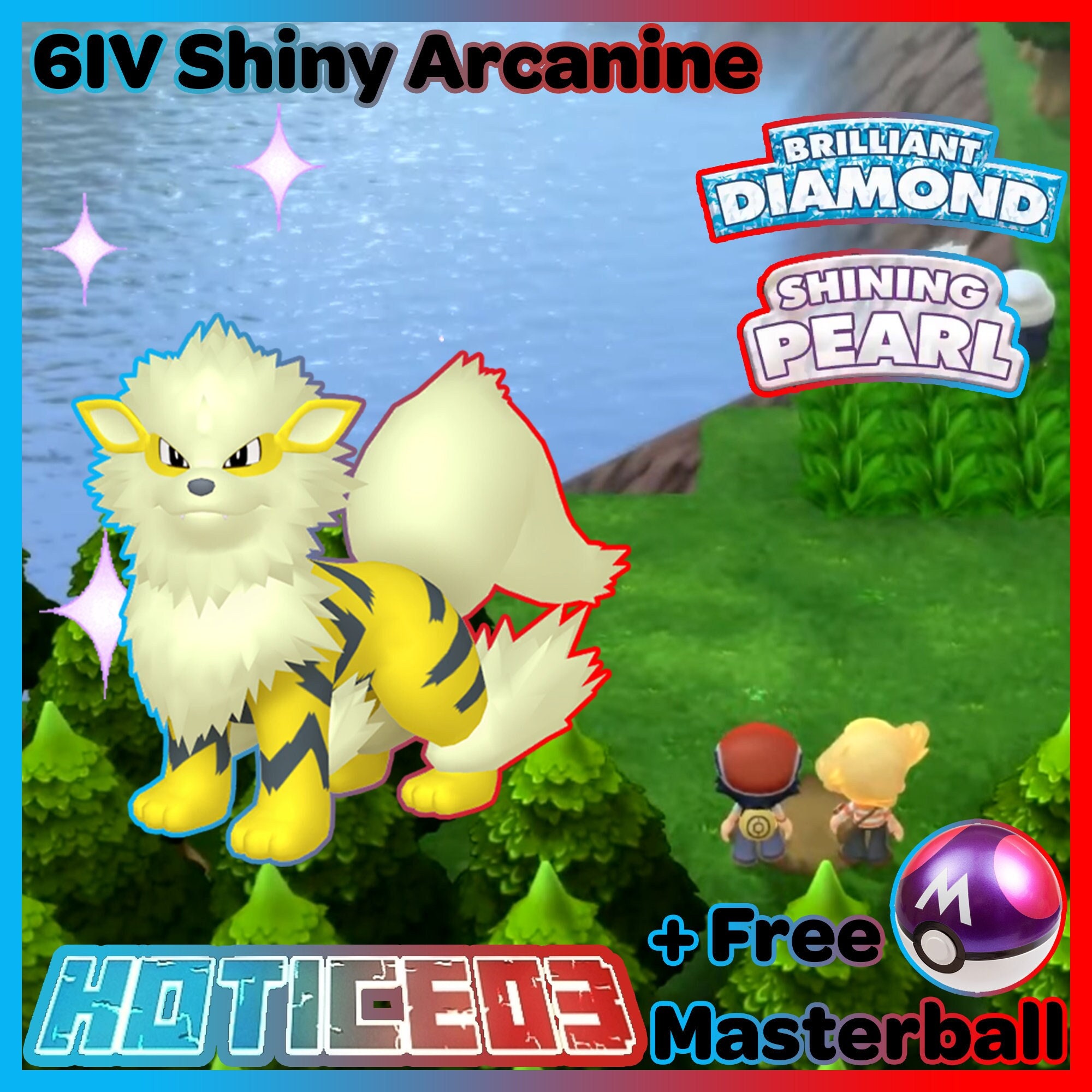 ✨ SHINY ✨ LUCARIO LEVEL 2 6IV Pokemon Brilliant Diamond Shining Pearl FAST  TRADE