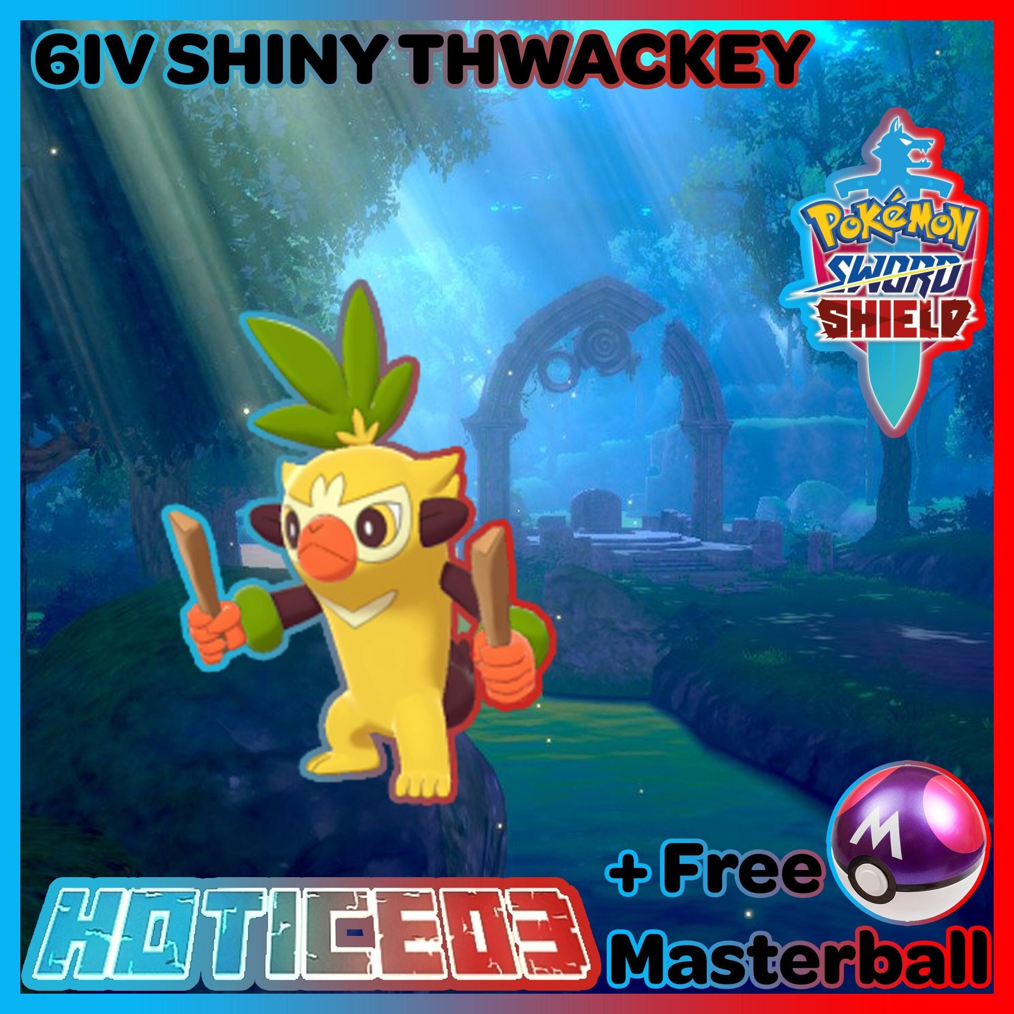 Thwackey  Pokémon Sword e Pokémon Shield