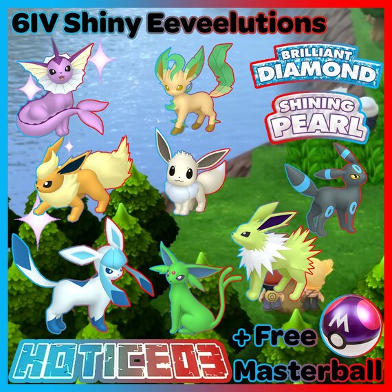 Pokemon GO: Shiny Eevee Evolutions Image