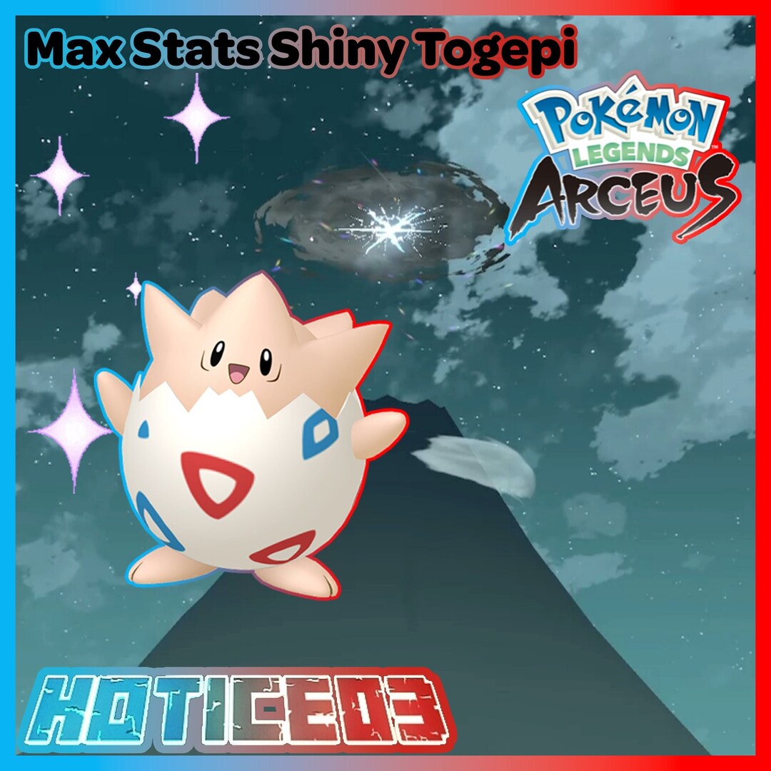 Pokemon Legends Arceus Shiny Togepi Max Stats Etsy