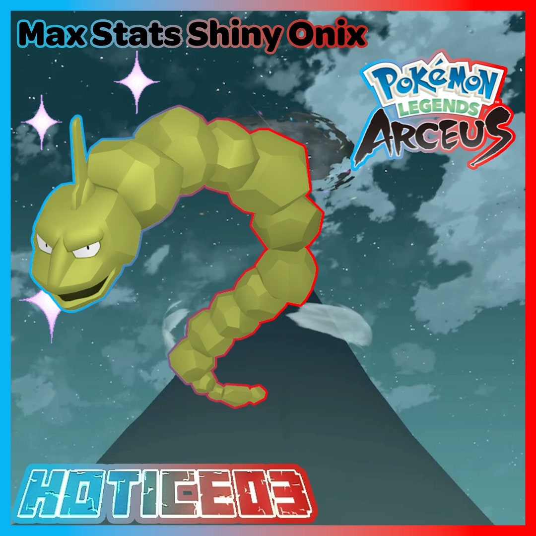 Pokemon Shiny Onix Registered or 30 days safe & fast