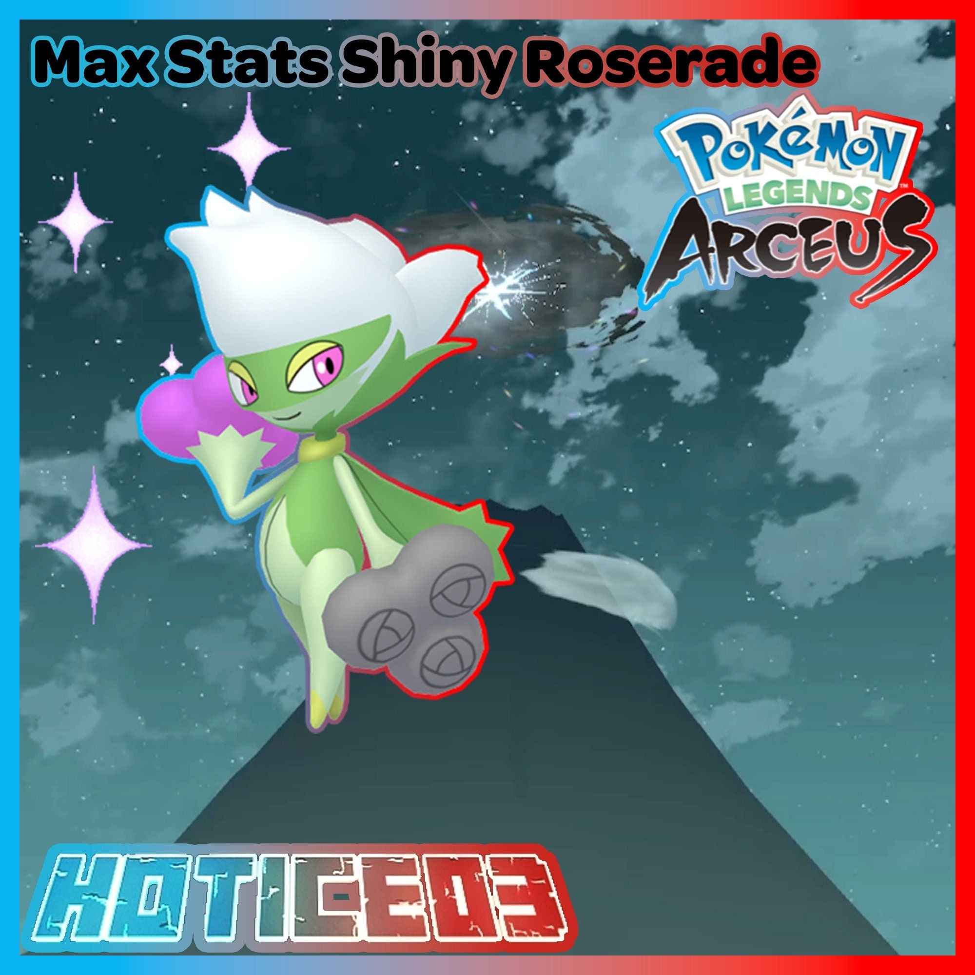 Pokemon Legends Arceus Shiny Alpha Gardevoir Max Effort Levels 6IV-EV  Trained