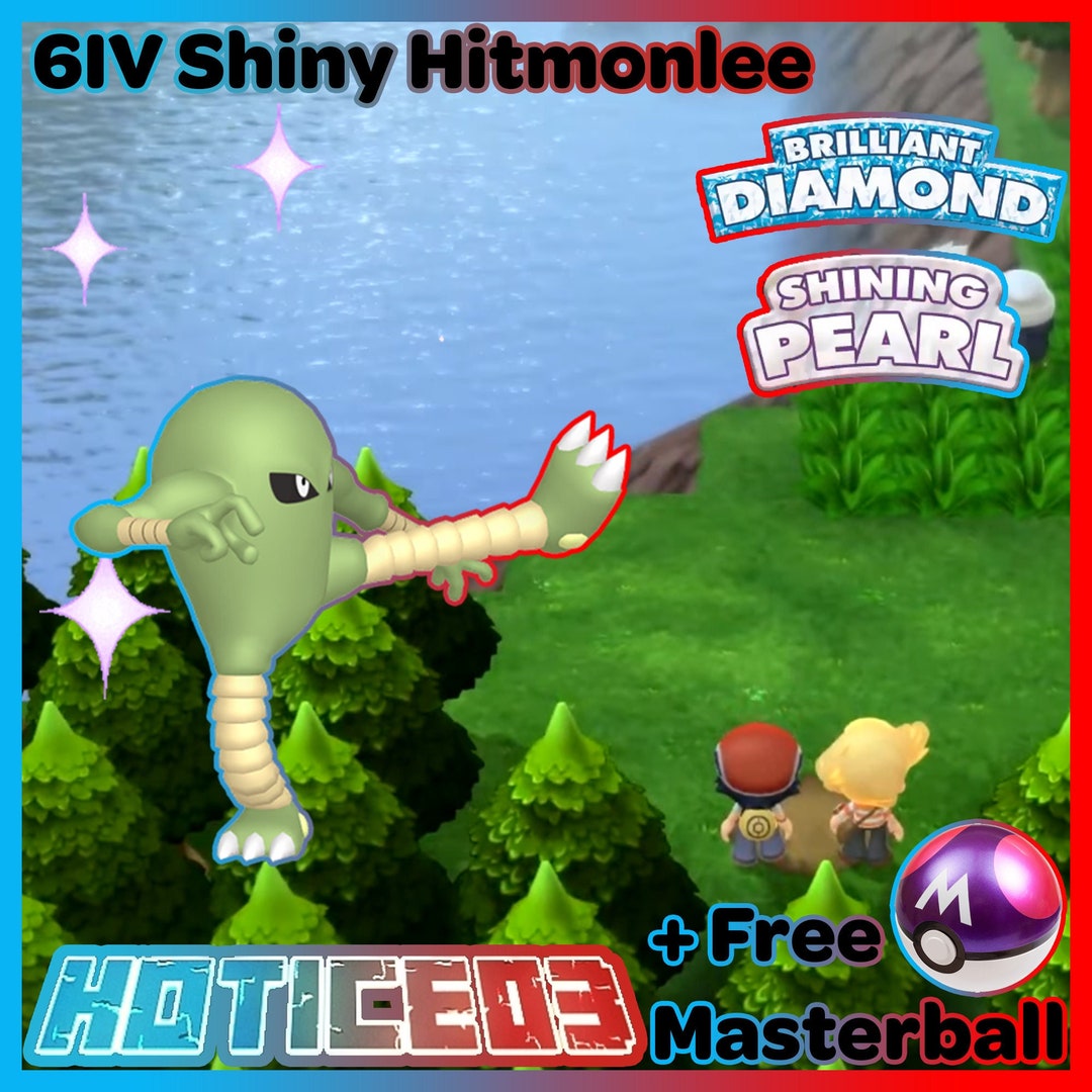Shiny/non-shiny Hitmonlee 6IV Brilliant Diamond/shining 