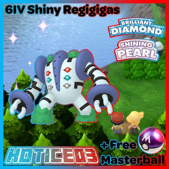 6IV Shiny Regigigas Pokemon Brilliant Diamond Shining Pearl 