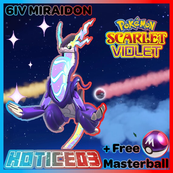 Pokemon Scarlet and Violet  Miraidon - Location, Stats, Best