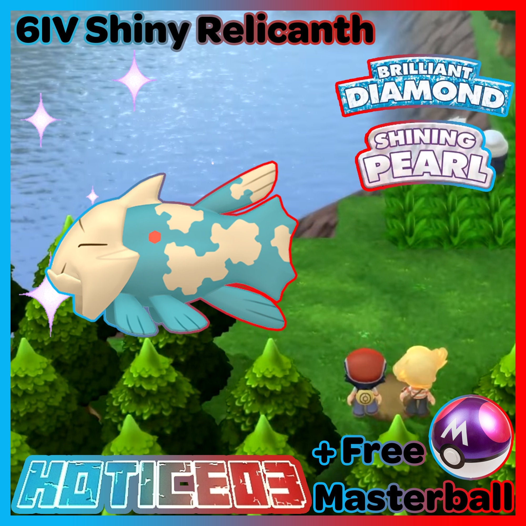 6IV Shiny Relicanth Pokemon Brilliant Diamond Shining Pearl - Etsy Canada