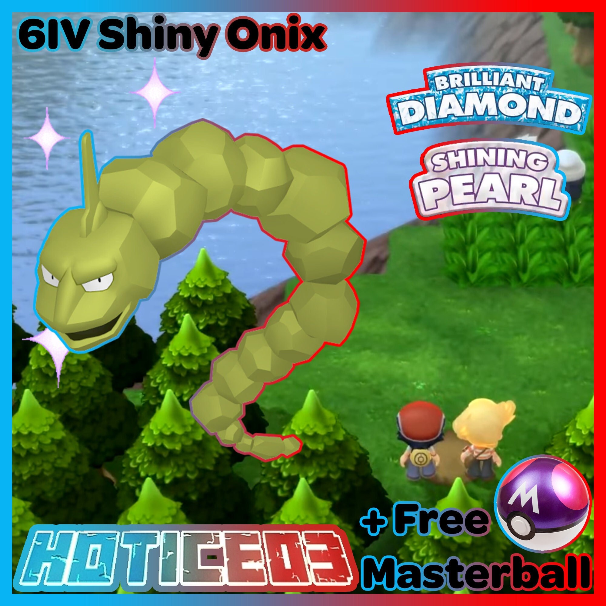 Shiny ONIX 6IV // Pokemon Brilliant Diamond & Shining Pearl // -   Denmark