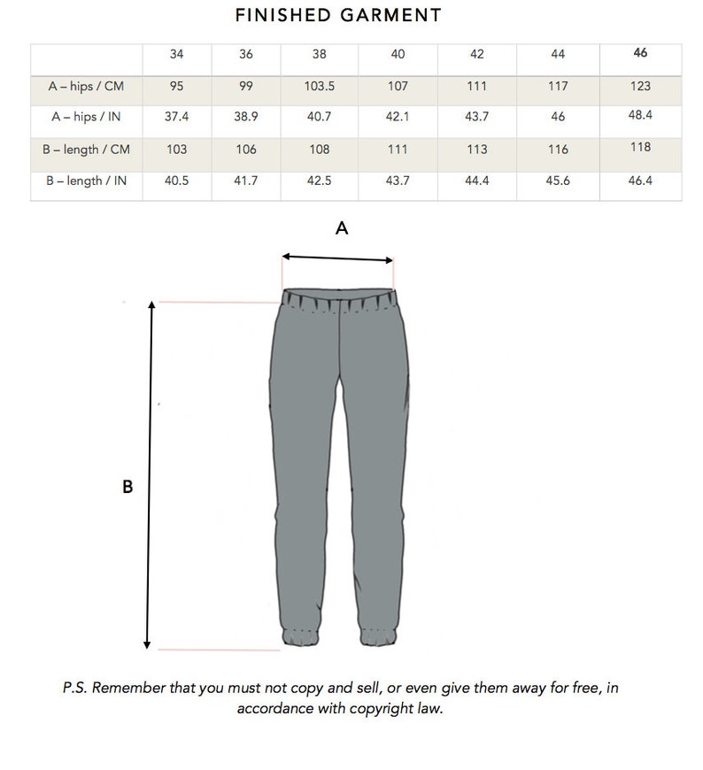 Mens sweatpants, Joggers pants for men, Sweatpants pdf pattern, Men pants PDF pattern, pdf sewing pattern for men, Mens Trousers pattern image 7