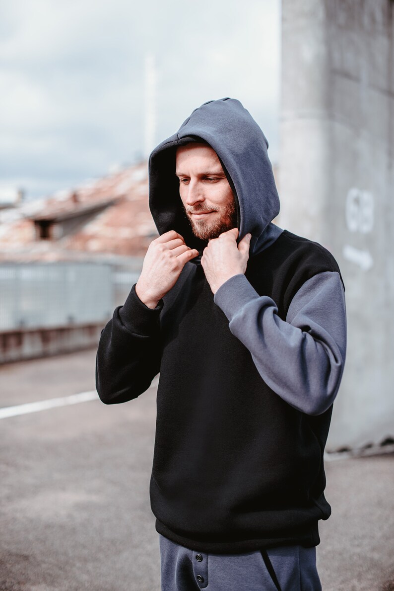 Men's Hoodie Sewing Pattern PDF Printable Hoodie Pattern - Etsy UK