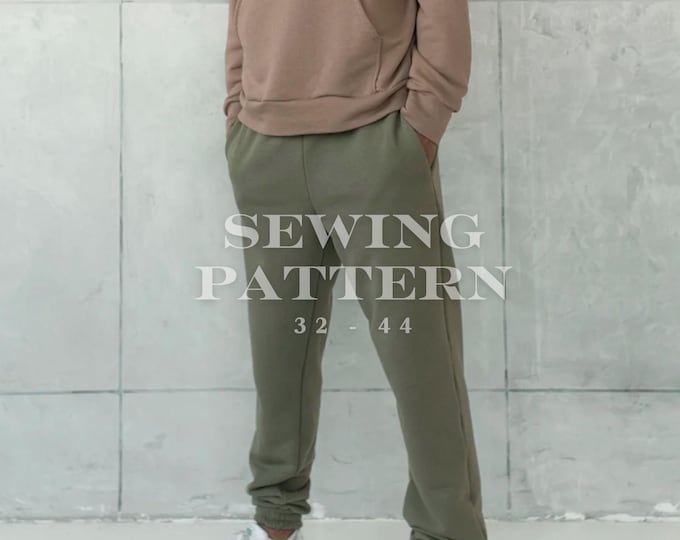 Mens Sweatpants, Joggers Pants for Men, Sweatpants Pdf Pattern, Men ...
