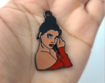 Afrocentric, Afro Charms, Girl Charms, Lady Charms, Face Charms, Afro Girl Charms, Charms, Black Girl Charms