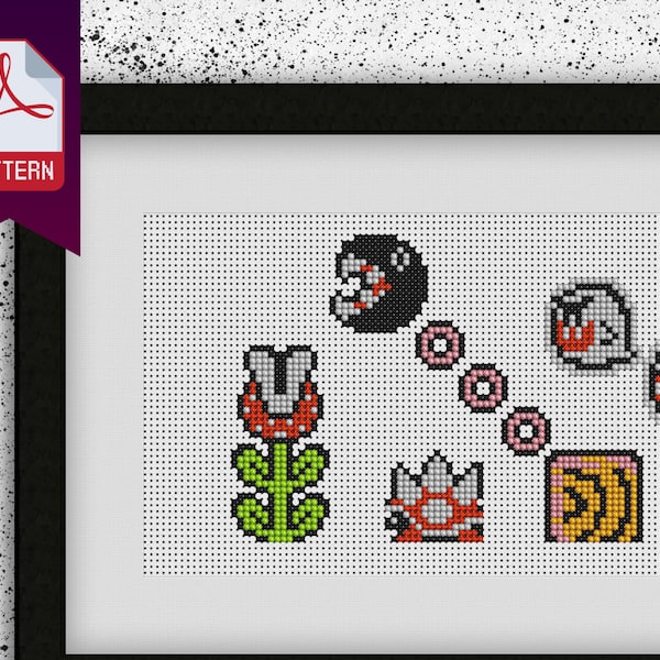 43 Enemy Patterns for Cross Stitch - Super Mario Bros. 3