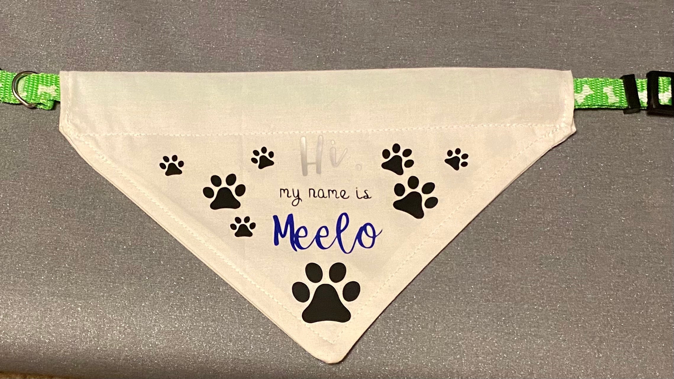 Customized Dog Bandana Personalized Etsy
