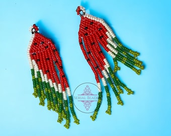 Watermelon earrings