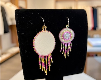 Beaded Fringe Earring