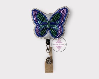 Butterfly Nurse Badge Reel