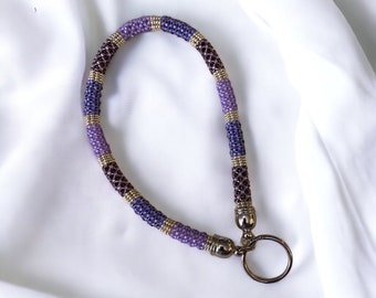 Beaded keychain