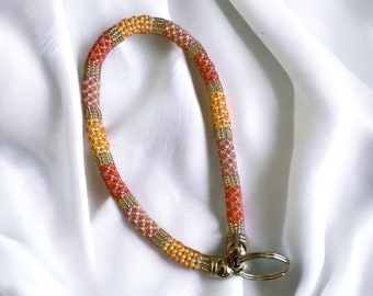Beaded keychain