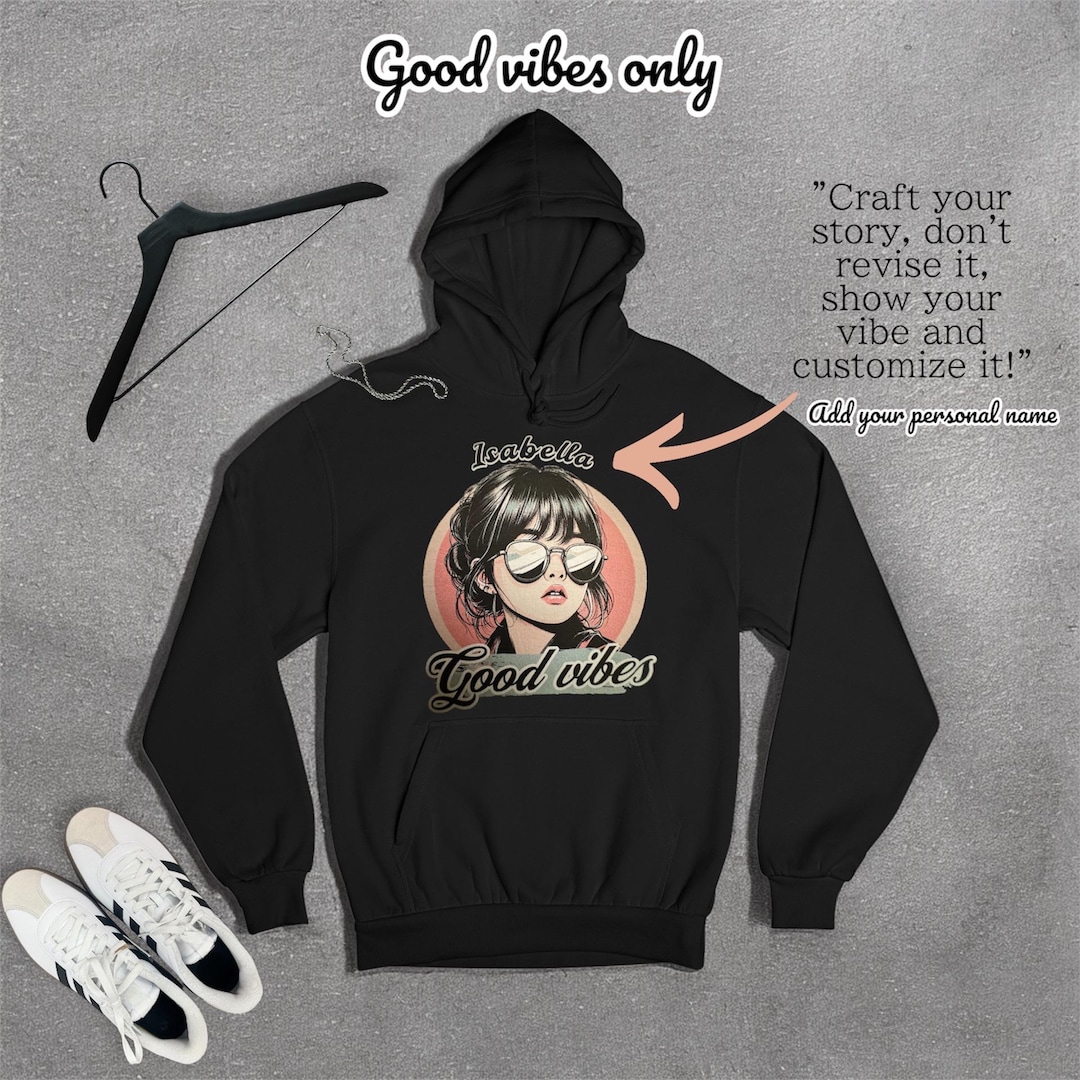 Pure Cotton Hoodie with Hopeful Colorful Print – Wear the Vibrance!